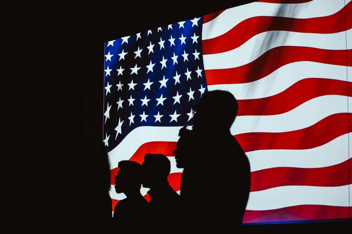 A sunrise over an American landscape, representing the mission of Red White and Give
