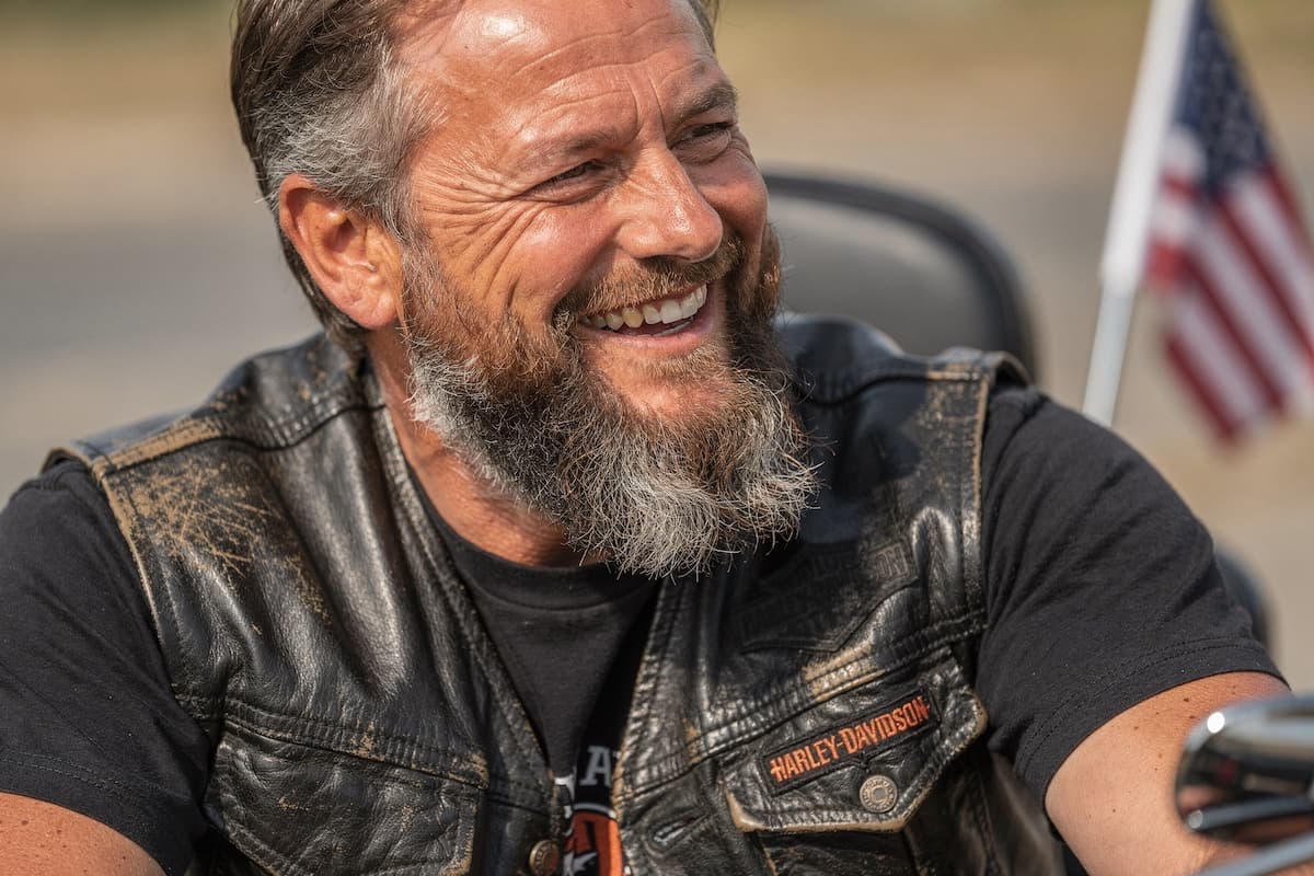 A community gathering of American neighbors, representing the values of mutual support that Red White and Give is built on